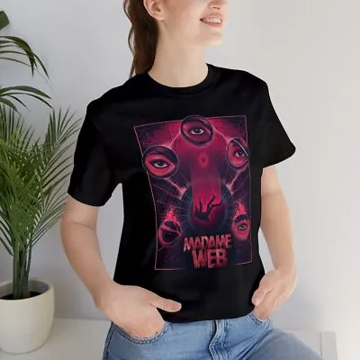 Madame Web Jersey Tee T-shirt Marvel Sony Spider Man Fiction Powerful • £32.49