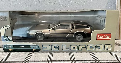 Sun Star 1981 De Lorean LK Back  1/18 Scale DieCast Model Car In Box  • $99