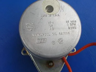 Whirlpool # 627106 Ice Maker DRIVE MOTOR For Electro-mechanical Icemakers  • $24.12