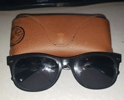 Ray Ban Rb 2132 New Wayfarer Square Polished Black 901 55 18 3n With Case • $50