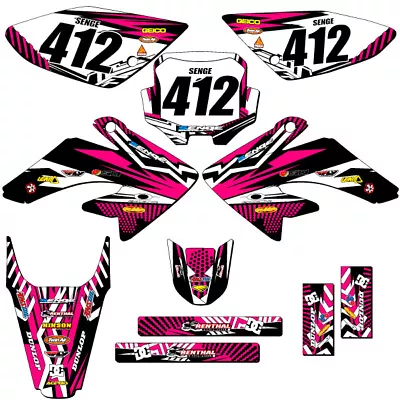 2004-2010 CRF 100 MAYHEM Pink Senge Graphics Kit Compatible With Honda • $99.99