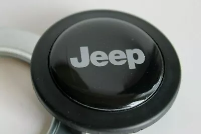 Horn Button Fits For Jeep Used Badge For MOMO Sparko NRG Nardi Steering • $40.59