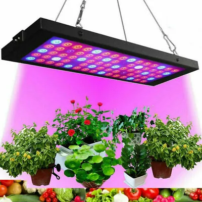 £12.99 • Buy 3000W LED Grow Light Panel Full Spectrum Veg Flower Plant Indoor Hydroponic Lamp