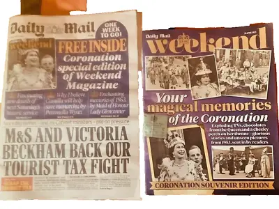 Daily Mail Newspaper - 29/4/23 - Coronation Special - Newspaper + Supplement • £5.99