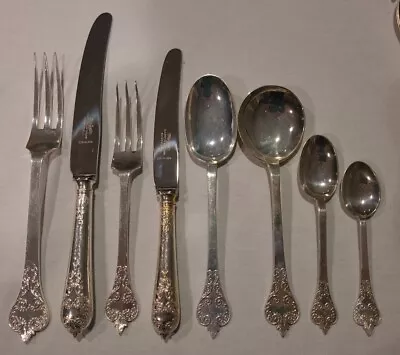 Mappin & Webb William & Mary 106piece Flatware Set • $6500