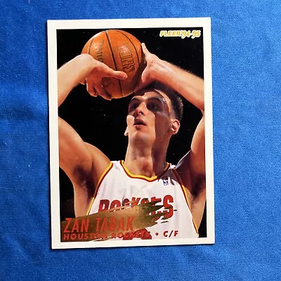 1994-95 Fleer Basketball #294 Zan Tabak • $1.70