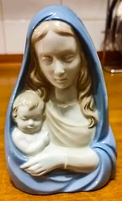 Wagner & Apel Porcelain Lippelsdorf GDR 1877 Madonna With Child Figurine Germany • $39.99