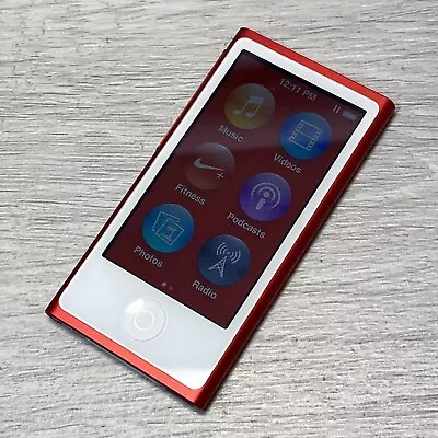 Apple IPod Nano 7th Generation Bluetooth (Red Edition) • $239