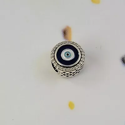 $36.99 • Buy New Pandora Authentic Evil Eye Double Charm S925 Beautiful