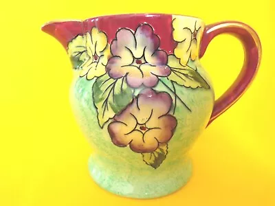 H K Tunstall Vintage Milk Cream Water Jug Springtime Art Nouveau - Hand Painted • £9.95