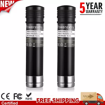 2-Pack 3.0Ah 3.6V Ni-MH Battery For Black & Decker Versapak VP100 VP105 VP110 US • $18.99