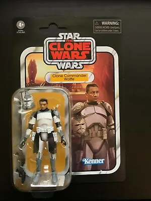 HASBRO STAR WARS The Vintage Collection Clone Commander Wolffe VC168  3.75  MOC • $59.95