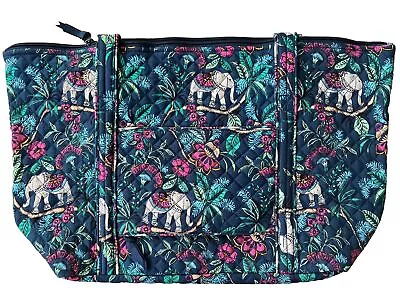 Vera Bradley Miller Travel Bag In Kerala Elephants Carry-on Compliant Tote NWT • $53.75