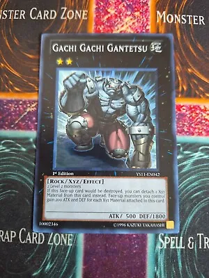 Yu-Gi-Oh! Gachi Gachi Gantetsu YS11-EN042 Super Rare 1st Edition Near Mint A1/ • $3