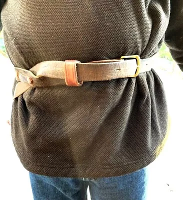 Mountain Man Rendezvous Belt Heavy Duty Harness Grade Leather Size 38-40 Copper • $69.95