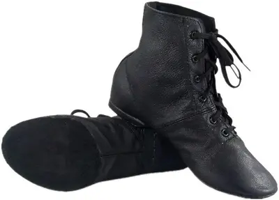 Cheapdancing Men’s Practice Dancing Shoes Soft Leather Flat Jazz Boots  • $33.99