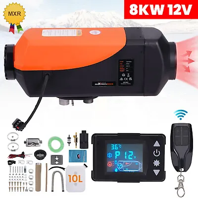 Air Diesel Heater LCD Remote Control 12V 8KW For Trailers Trucks Motorhome • $298