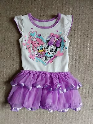 Disney Baby Minnie Mouse Daisy Duck Ruffle Tutu Dress 18 Months  • $15.84