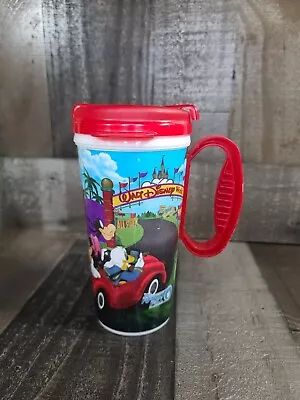 Disney Parks Whirley Travel Mug Mickey Minnie Mouse Red Rapid Fill • $5.99