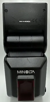 Minolta Program 3600 HS D Shoe Mount Flash Tested Working F/ Minolta Maxxum • $39.50