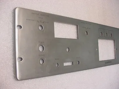 Ampex Ag-350 Recorder / Reproducer Preamplifier Front Panel Faceplate ##### • $35