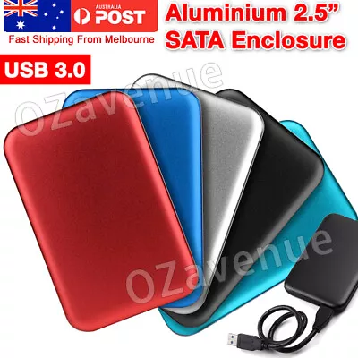$10.45 • Buy USB 3.0 Tool Free External 2.5  SATA SSD HDD Hard Drive Disc Enclosure Case