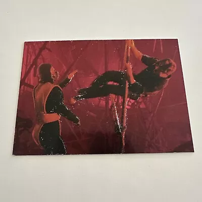 1995 Skybox Mortal Kombat Red Foil Embossed Sample Scorpion Johnny Cage Rare • $1.99