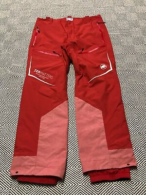 Mammut Zermatters Goretex Trousers Waterproof Pants Men's Size Eu 52 Uk 36 Xl • £99