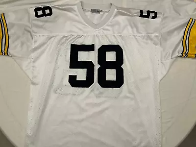 Jack Lambert 58 Pittsburgh Steelers MacGregor Stitched Castle Bay NFL Jersey XXL • $19.99