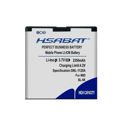 $16.42 • Buy HSABAT 2350mAh BL-5K Battery For Nokia N85 N86 N87 8MP 701 X7 C7 C7-00 C7 X7-00 