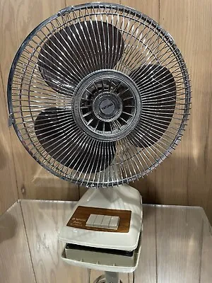 VTG 1980's TATUNG Oscillating Fan 3 Speed Deluxe Hi-Torque Electric Fan 16  • $55