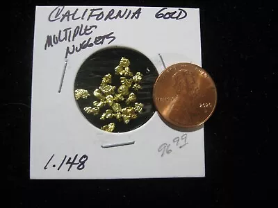 California Gold 1.148 Grams Multiple Nuggets Very High Purity • $109.99