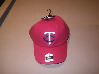 Minnesota Twins MLB Fan Favorite Mens Baseball Cap Red Adjustable One Size W/Tag • $3.99