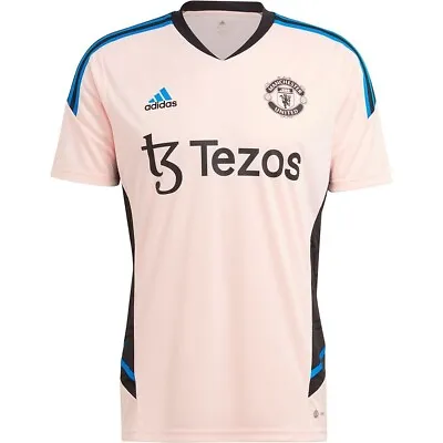 Adidas Manchester United 2022/2023 Training Jersey Womens Icey Pink Large New • $35.26