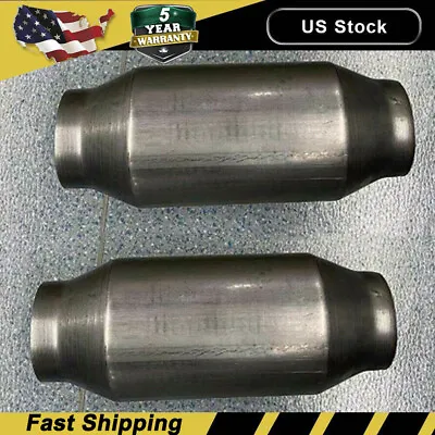 Gearzaar (2) Universal 3 Inch Catalytic Converter 410300 High Flow Performance • $32.60