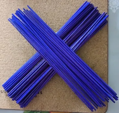 32 Purple Wooden Dowels - Art & Craft Sticks Approximately 197 Mm X 2mm -New • £3.49