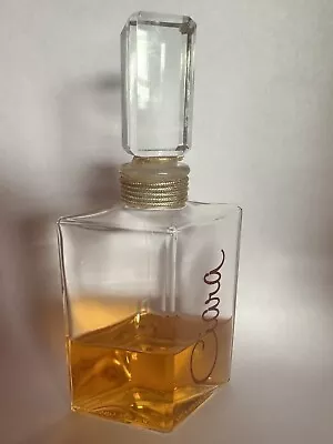 $22 • Buy VTG  Ciara  Charles Revson Eau De Toilette FACTICE Crystal Faceted Stopper 
