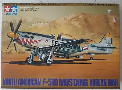 Pre Owned Tamiya 1:48th Scale North American F-51D Mustang Model Kit Lot MS 176 • £8.08