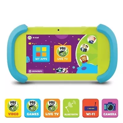 Ematic PBS Kids PBSKD7001 16GB Wi-Fi 7 Inch HD Tablet Bluetooth & Wi-Fi Support • $29.99