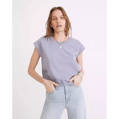 Madewell Banded Muscle Tee Lilac Purple Sz Small • $18