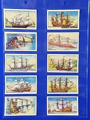 Murray Sons Cigarette Cards THE STORY OF SHIPS (1940) Full Set Of 50 In Sleeves • £5