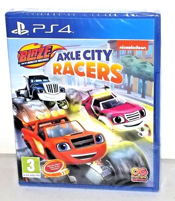 Blaze And The Monster Machines: Axle City Racers (Sony PlayStation 4~PS4 2021) • £10