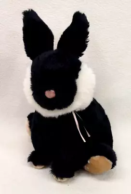 Gund Bunny Rabbit Black White Vtg • $30