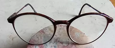 Vintage Round Benelli Eyeglasses Frames 54-19-140 Tortoise Japan • $40.90