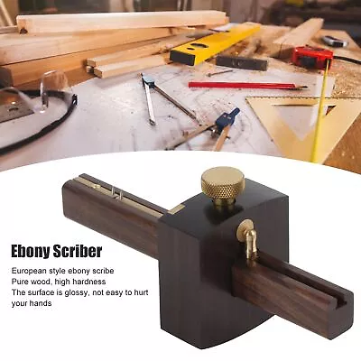 Ebony Scribe Sign Scraper 8' Screw Cutting Gauge European Woodworking Tool • $28.25