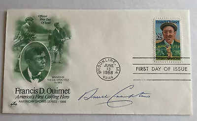 $10 • Buy Bruce Crampton Signed Aurographed 1988 Francis Ouimet FDC Cachet