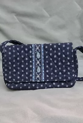 Vera Bradley Small Nantucket Navy 9x5.5  Purse Handbag  • $17