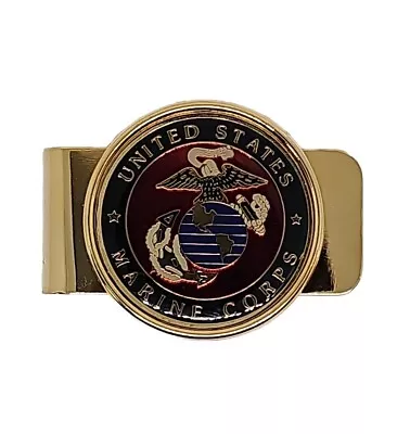 U.s Military Marine Corps Ega Money Clip Brass Construction • $15.54