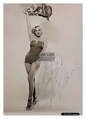 Marilyn Monroe Wearing Swimsuit Sexy Autographed 1953 5x7 Publicity Photo • $8.49