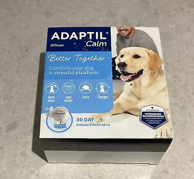 Adaptil Calm Diffuser 30 Day Supply For Anxious Dogs • £15